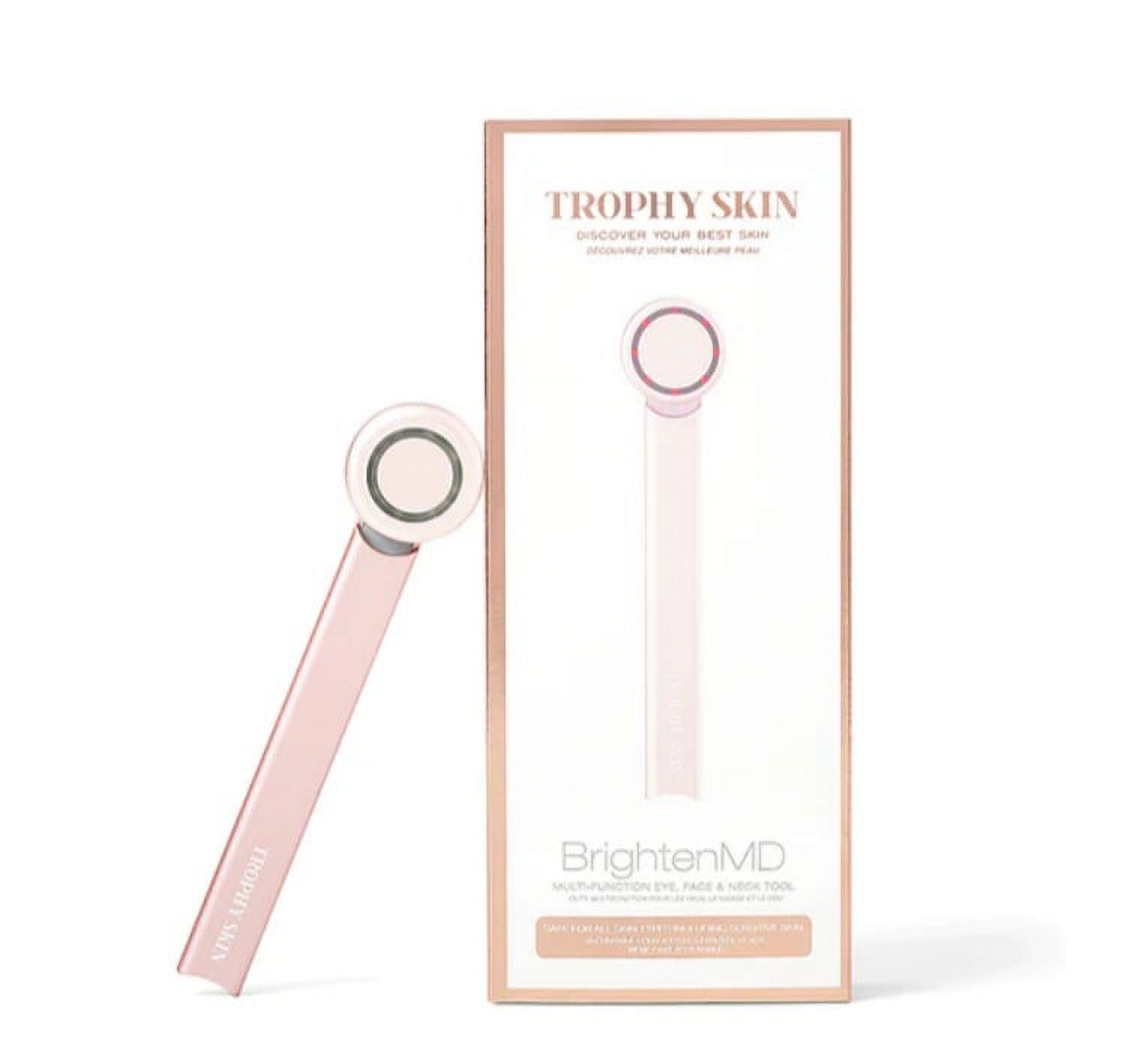Trophy Skin BrightenMD 4-In-1 Portable Microcurrent Facial Device with Red  Light Therapy 